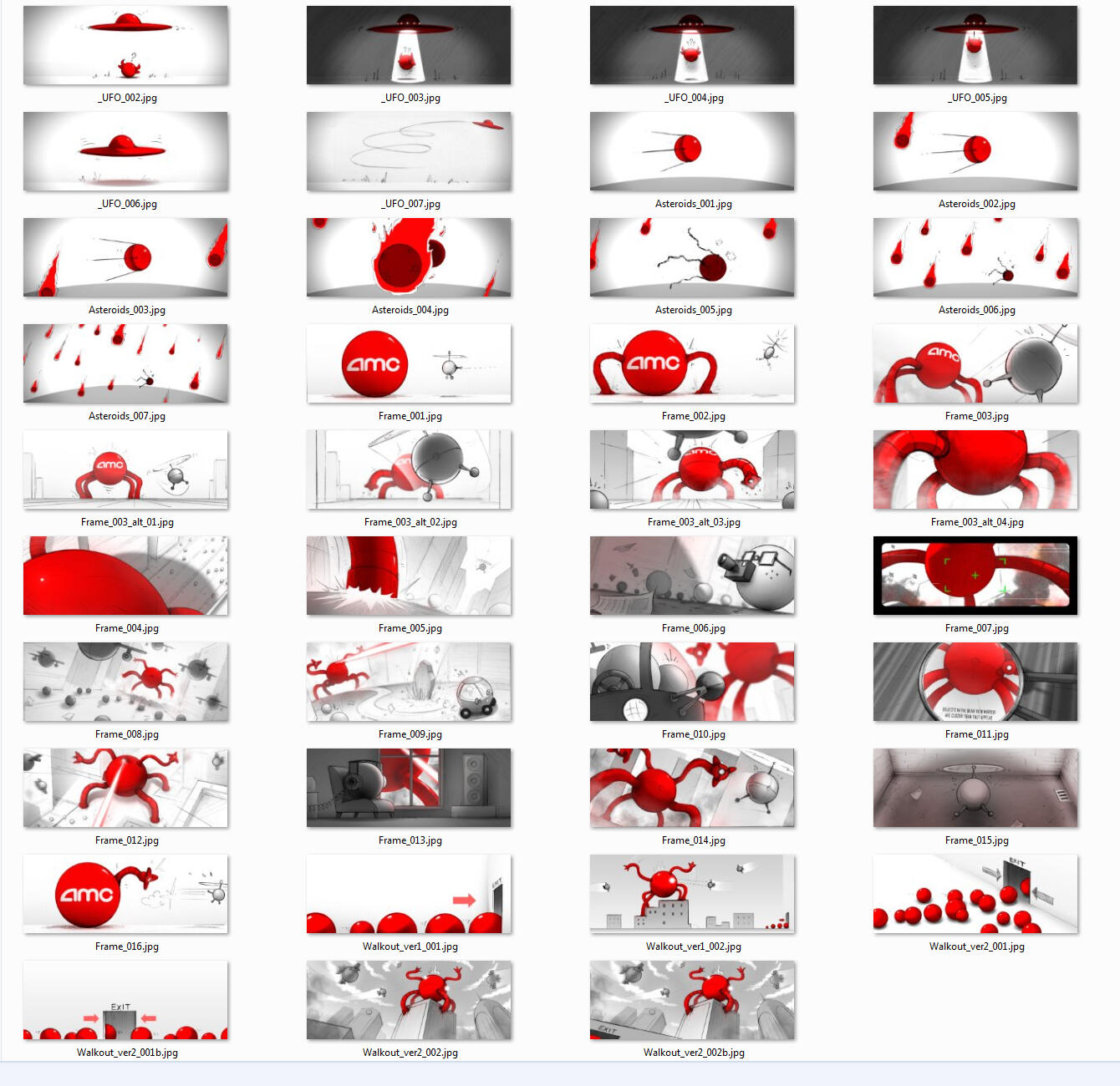 AMC storyboards 2 of 2