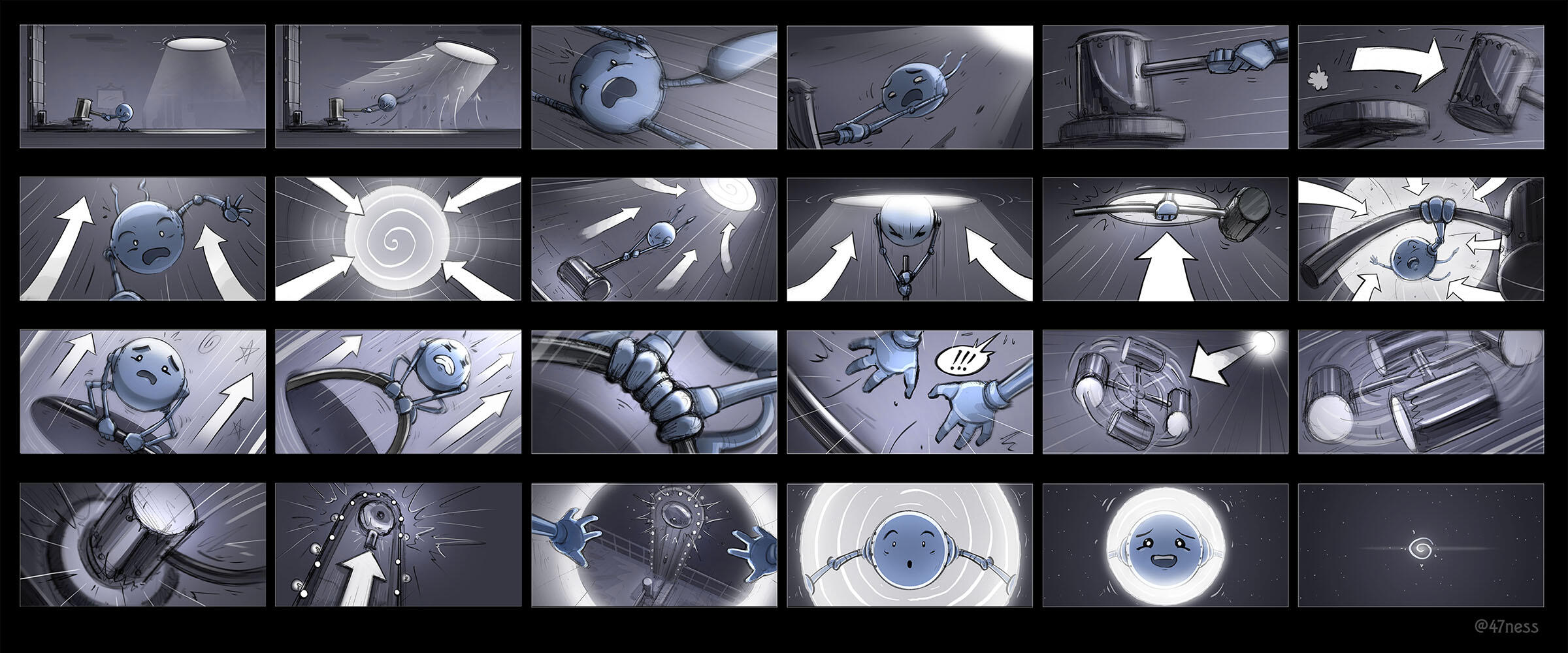 Robot&#39;s Tale - color sample